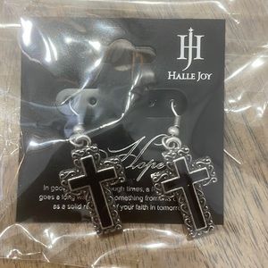 Halle Joy Cross Earrings